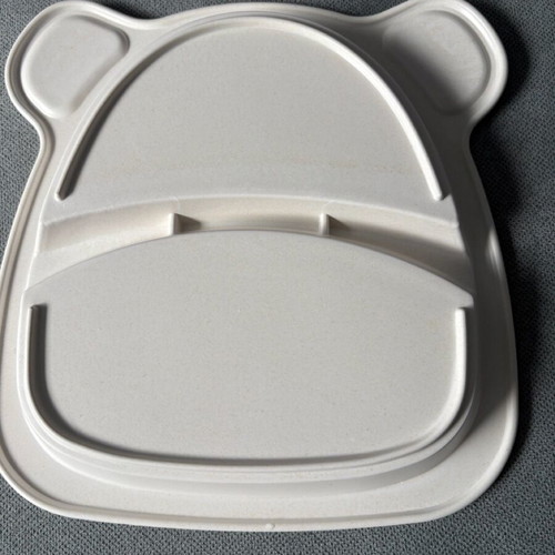 Children's plate with 2 compartments new