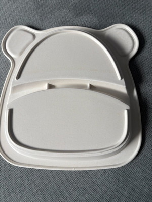 Children's plate with 2 compartments new