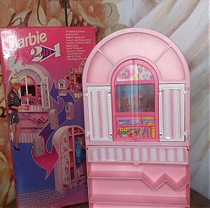 Πωλείται Vintage 1993 Mattel Barbie 2 σε 1 Έπιπλο τηλεόρασης και Ντουλάπα.