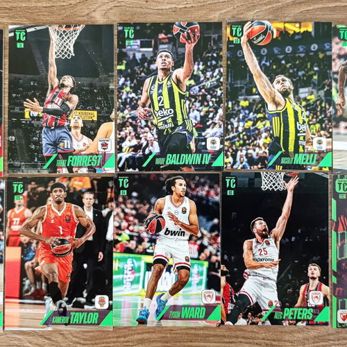 Panini Top Class Euroleague Card Bundle Mint Condition