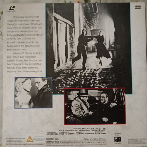 On the Waterfront LaserDisc like new, drama