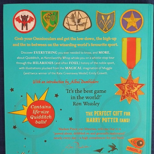 Quidditch Through The Ages hardcover book like new in English