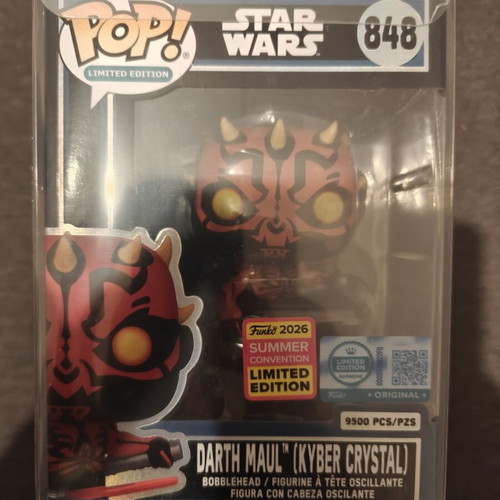 Funko Pop! Star Wars Darth Maul Kyber Crystal Limited Edition 9500pcs new