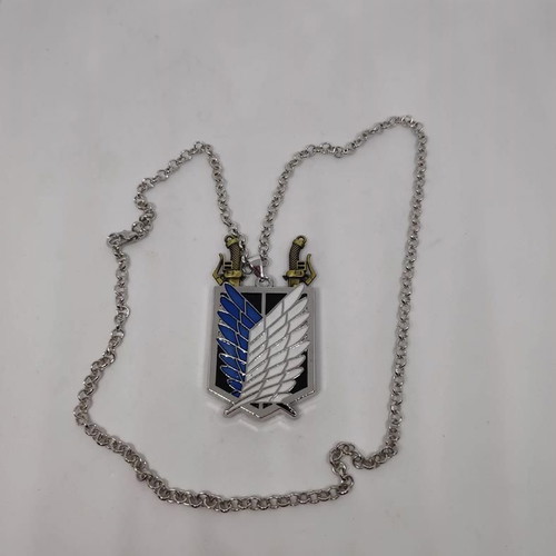 Attack on Titan Wings of Freedom Pendant with Chain like new