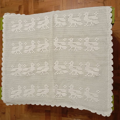 Handmade embroidery new, dimensions 0.57x0.65