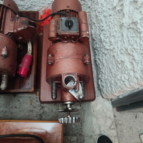 Greek Coffee Mills used, set of four, Larisa area