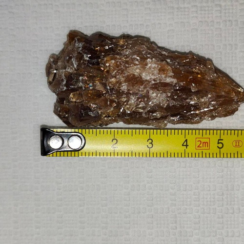 Raw natural amber 38g used, collectible mineral