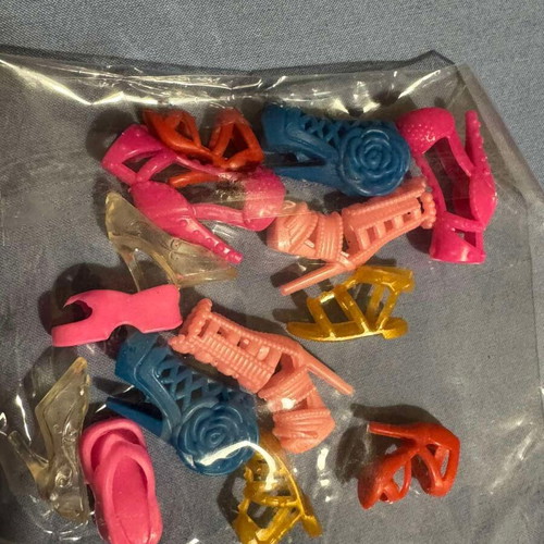 Doll shoes set of 7 pairs new