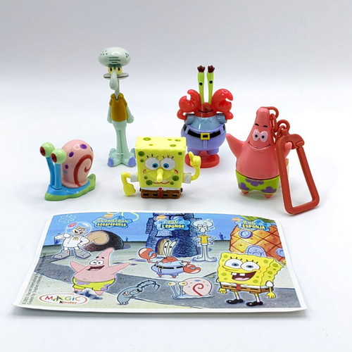 Vintage Kinder Surprise SpongeBob Toys like new