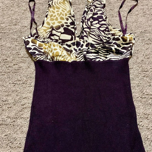 Guess by Marciano colorful backless top new, size M