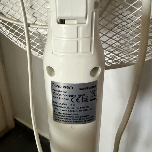 Sandstrom fan, like new