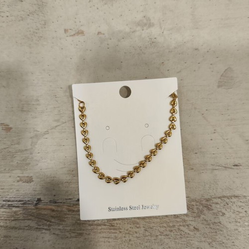 Hand chain new, stainless steel, gold color