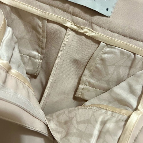 Vassia Kostara women's suit cream new, high-waisted small pants
