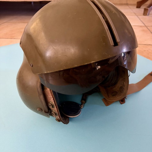 SPH-4 pilot helmet 1950s with Snoopy symbol, American military