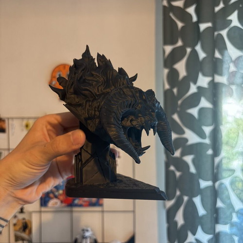 Balrog bust with detachable base