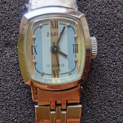 Zaria mechanical wristwatch USSR with Seiko chain