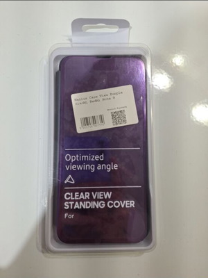 Naxius Case View purple phone case for Xiaomi Redmi Note 9