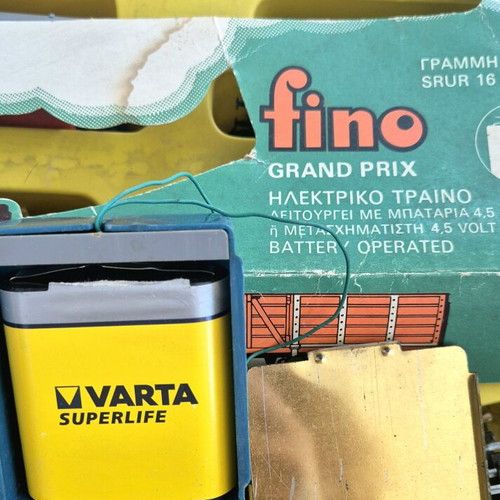 Fino Vintage Train Set used, 1970s, non-working