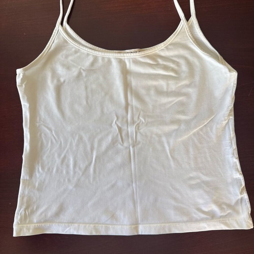 Stenia crop top L used, white, very soft