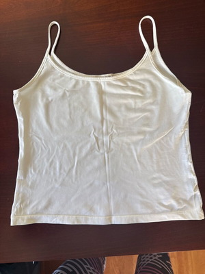 Stenia crop top L used, white, very soft