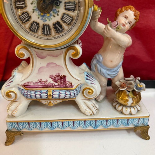 Sevres porcelain clock like new condition