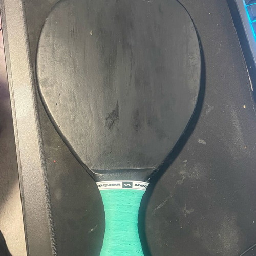 Professional beach racket like new with replaced grip