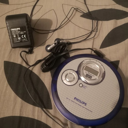 Philips EXP3361 Slim MP3-CD player μεταχειρισμένος με original μετασχηματιστή