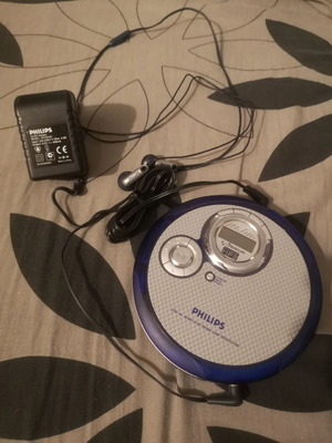 Philips EXP3361 Slim MP3-CD player μεταχειρισμένος με original μετασχηματιστή
