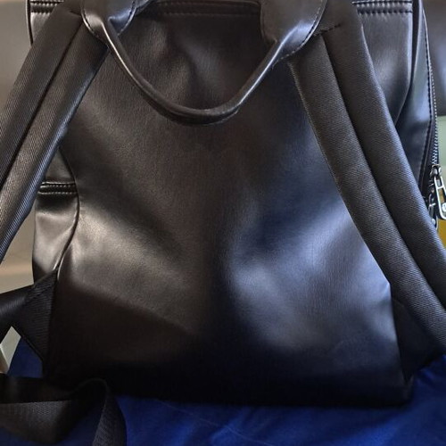 Trussardi Jeans backpack like new, black color