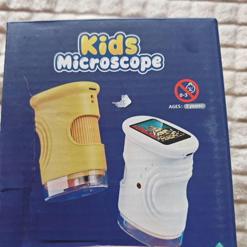 Kids Digital Microscope with LCD Display new, STEM Learning, USB, PC Software