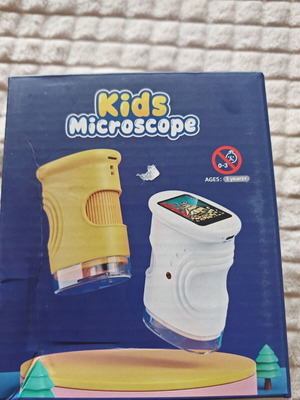 Kids Digital Microscope with LCD Display new, STEM Learning, USB, PC Software