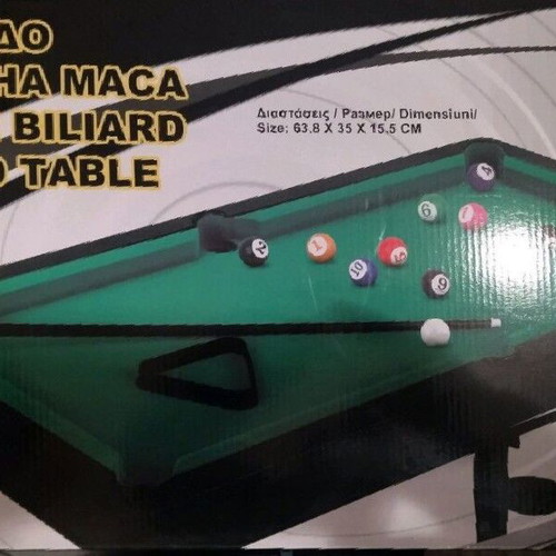 Children's billiard table like new, easy to transport and store