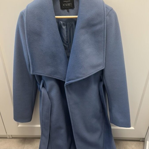 Desiree blue-gray coat like new, size S
