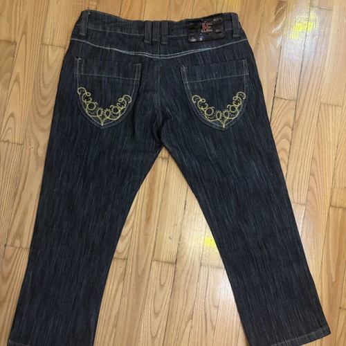 Y2K Vintage Capri Jeans dark denim brand new with tags, size S
