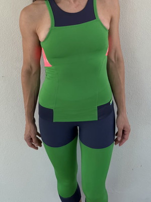 Adidas Stella Sport Set like new, pink and green, XS