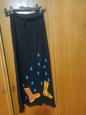 Handmade skirt like new size L-XL black