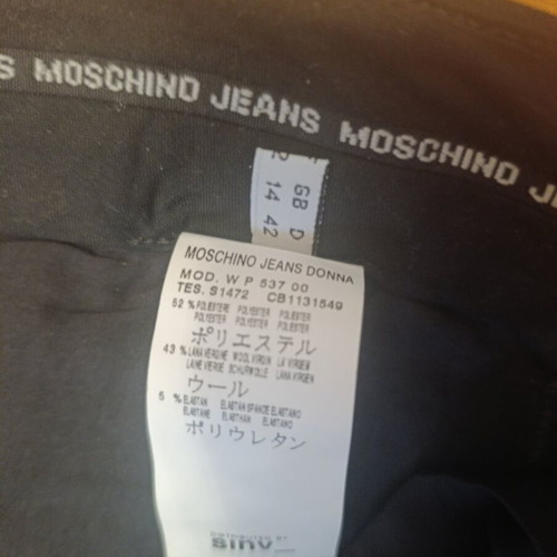 Moschino Jeans Donna pants new, vintage, size IT 46, black