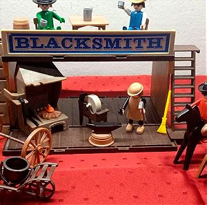 Playmobil blacksmith Western