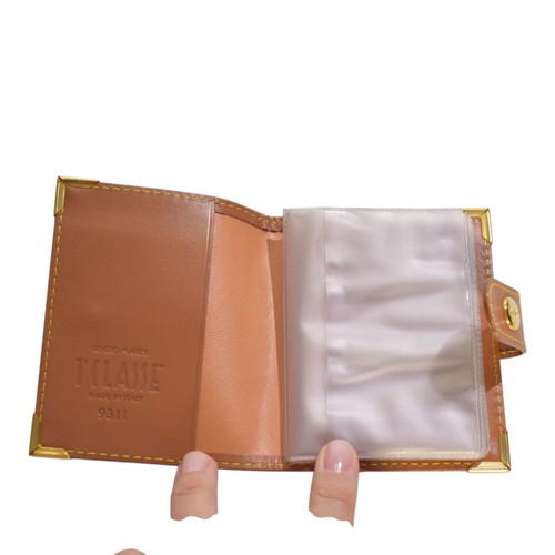 Alviero Martini 1A Classe Geo Classic Card Holder like new, brown map design
