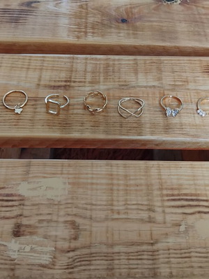Fo Bijou Rings set of 10 new