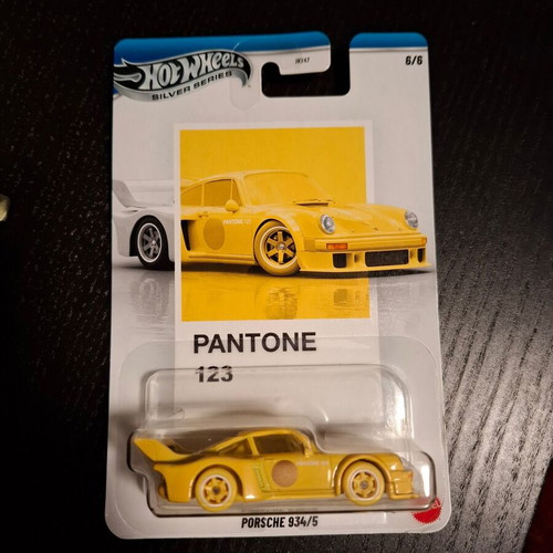 Porsche 934/5 Pantone 123 Chase Hot Wheels Silver Series new