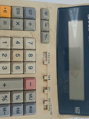 Sharp EL-2901E печатащ калкулатор употребяван за офис