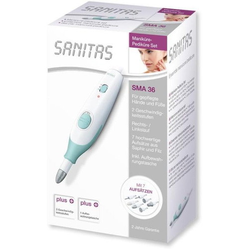 Sanitas SMA 36 manicure and pedicure set new