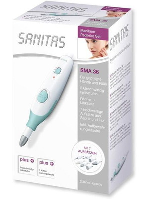 Sanitas SMA 36 manicure and pedicure set new