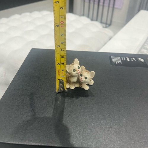 Miniature of two kittens handmade like new