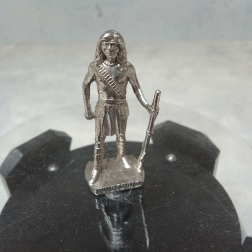Collectible metal figure Chief Indian Victorio Apache used