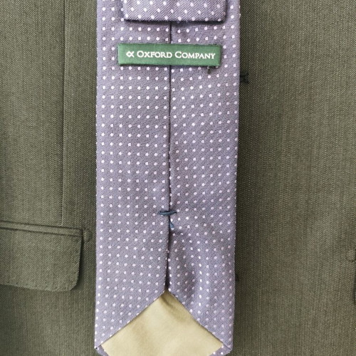 Berto Lucci suit size 50 dark anthracite with Oxford tie like new
