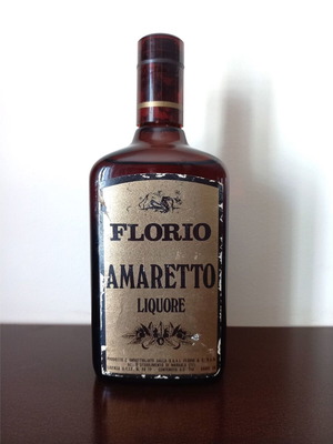 Florio Amaretto Liquore 1980s like new, almond liqueur