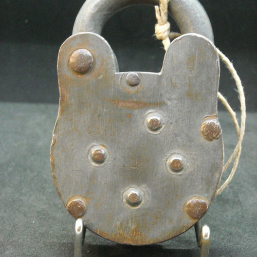 Trusty Lock heavy-duty padlock used with functional key