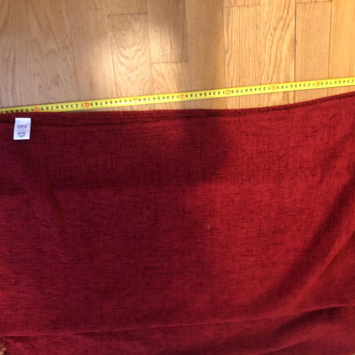 M&S Vintage Red Throw Blanket like new
